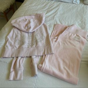 Baby pink Juicy Couture Sweatsuit
